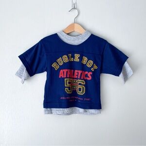 Vintage Bugle Boy Layered Jersey Tee Shirt 3T-4T